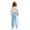 Sky Blue, variant on Shadoumai Girls Casual Sweatpants Letter Graphic Print Kid Activewear Elastic Waist Joggers Joggers For Play Everyday Wear,Girl Uniform Pants 9-10 Years
