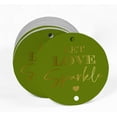 thumbnail image 2 of Inkdotpot Let Love Sparkle Wedding Bottle Tag Real Gold Foil Favor Hang Tags Pack Of 50, 2 of 7
