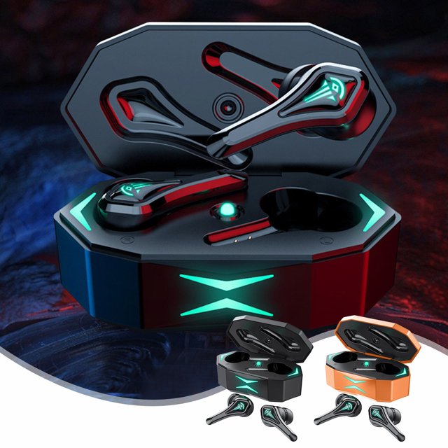 Ofertas de Locura, Auriculares Bluetooth inalámbricos de dos orejas para juegos de comer pollos, deportes electrónicos, juegos móviles Akmoler
