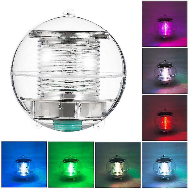 La piscina impermeable solar enciende la luz flotante de la noche con el cambio de color
