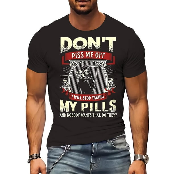 The Reaper Print T-shirt, Men's Casual Street Style Stretch Round Neck Tee Shirt For Summer Tee For Adult, Men, Women, Teen, Teenager, Adolescent, Youth.