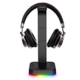 thumbnail image 3 of Soporte de Auriculares, Colorido Soporte de la Interfaz de Salida RGB USB Auricador de Auriculares Diseño de Soporte de Operación para paraeuriculares simples para juegos para el, 3 of 7
