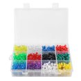 thumbnail image 3 of Thumb Tack  Push Pin  Thumb Tacks White  Push Pin Set 600pcs Multicolor Plastic Thumb Tacks Push Pins Set  Message Board With Plastic Box, 3 of 8
