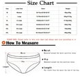 thumbnail image 2 of Akafmk Plus Size Underwear for Women Low Waisted Cotton Briefs Striped Color Briefs Comfortable Breathable Underwear Panties, Sizes M-4XL, 2 of 2
