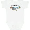 thumbnail image 3 of Inktastic Meemaws Little Cowboy with Cowboy Hat and Boots Boys Baby Bodysuit, 3 of 5