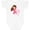 AA-White, variant on Inktastic Superhero Girl, Cute Girl, Brown Hair, Pink Cape Girls Baby Bodysuit