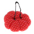 thumbnail image 6 of Pumpkin Shape Soft Fabric Pin Cushion Pin Quilting Holder with Wrist Strap DIY Sewing Crafts Red, 6 of 8