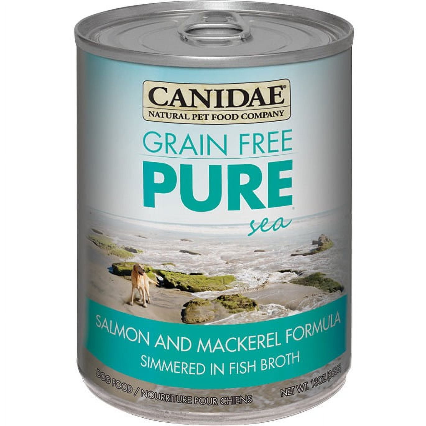 (Pack of 12) Canidae Pure Sea Grain-Free Salmon & Mackerel Wet Dog Food, 13 oz