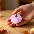 thumbnail image 5 of OCCOKO Halloween Pumpkin Decor, Soft Stuffed Pumpkin Ornament for Thanksgiving Fall Party Decorations, Decorative Pumpkin for Home, Bedroom, Tabletop, Shelf, Porch and Holiday Gift, Pink, 5 of 7