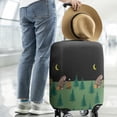 thumbnail image 2 of Green Bigfoot and Campfire Pattern Luggage Cover Fashion Suitcase Cover Baggage Covers Fit 25-28 Inch Luggage (Go Travel), 2 of 3
