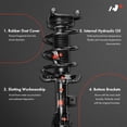 thumbnail image 2 of A-Premium Front Pair (2) Complete Strut and Coil Spring Assembly Compatible with Kia Soul 2014-2019, Driver and Passenger Side, 2 of 6