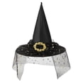 thumbnail image 4 of Zecgelong Kids Witch Hat Party Fancy Dress Up Accessory for Children Gold Size 3-10Y, 4 of 4