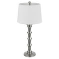 thumbnail image 3 of Cal Lighting Rockland Metal Table Lamps in Brushed Steel Silver/White (Set of 2), 3 of 5