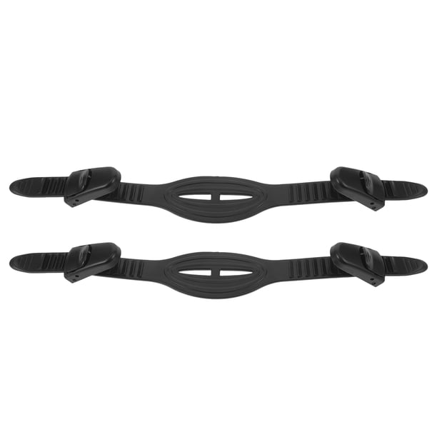 1 par de correas de plástico para aletas de buceo, correas ajustables de repuesto, correa universal para aletas de buceo