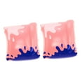 thumbnail image 4 of Siruishop 3xSwimming Arm Rings Pool Inflatable Swim Arm Bands for Adults Child Men Women Pink Round, 4 of 8