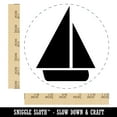thumbnail image 2 of Sail Boat Sailing Icon Self-Inking Rubber Stamp Ink Stamper - Blue Ink - Large 1-1/2 Inch, 2 of 7