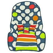 Fisher Price Infant to Toddler Rocker – Replacement Pad, Navy Dot – DOM 6/14/16 CMR07 WITHOUT STRAPS