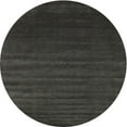 thumbnail image 1 of Ahgly Company Machine Washable Indoor Round Contemporary Western Charcoal Gray Area Rugs, 8' Round, 1 of 7