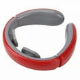 thumbnail image 4 of XIRQI Wireless Pulse Neck Massager 6 Modes 9 Strengths Rechargeable Heating Neck Massage Device With Tens Patches,Red, 4 of 6