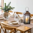 thumbnail image 6 of Warm Beige Round 15 Inch Placemats Set of 4, Solid Color Farmhouse Beige HeatResistant Non Slip Place Mats for Dining Table, Wipeable Braided Kitchen Table Mats for Housewarming, 6 of 9
