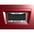 thumbnail image 2 of Washington Basketball Wizard's Car Frame - Chrome Metal License Plate Frame, 2 of 8