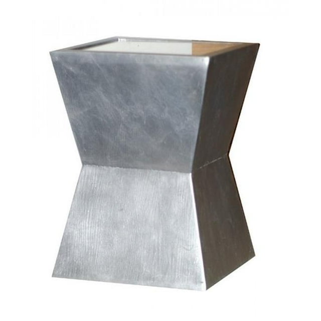 Hickory Manor Home HM663SL Alex Table&44; Feuille d'Argent