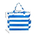 thumbnail image 3 of YiJuHui Waterproof Oversized Beach Tote Bag for Women with Zipper Pockets, Large Canvas Tote for Travel, Pool, Gym, Shopping and Vacation, Sandproof Carryall Bag, 3 of 6
