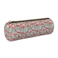 thumbnail image 1 of Disketp Pink Flamingo Estuche Organizador de Lápices de Cuero, Estuche de Oficina con Cremallera para Bolígrafo y Lápiz, 1 of 6