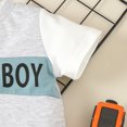 thumbnail image 2 of Gerichy Baby Boy Outfits Toddler Baby Boy Summer Clothes Letter Print Shorts Set Baby Boy Summer Clothes Letter Print Shorts Set 0 6 12 18 24 Months Outfits Letter Print Tops Shorts Casual Suit, 2 of 7