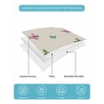 thumbnail image 4 of Full Size Quilt Bedding Set, Vintage Colorful Butterfly Reversible Summer Quilt 3 Pieces, Watercolor Butterflies Rustic Lightweight Bedspreads Coverlets with 2 Pillow Shams for All Seasons, 4 of 5