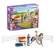 Schleich Horse Club Mia's Vaulting with Horse Action Figure Set