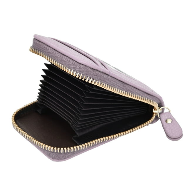 Tarjetero Jadeshay, funda para tarjetas de crédito, material PU, ligero y compacto