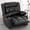 Black, variant on ODUMDUM Oversized Recliner Chair for Adults, Manual Wide Seat Fabric Recliner Sofa with Cup Holders, Single Lazy Boy Sofa Seat for Living Room, RV, Blue