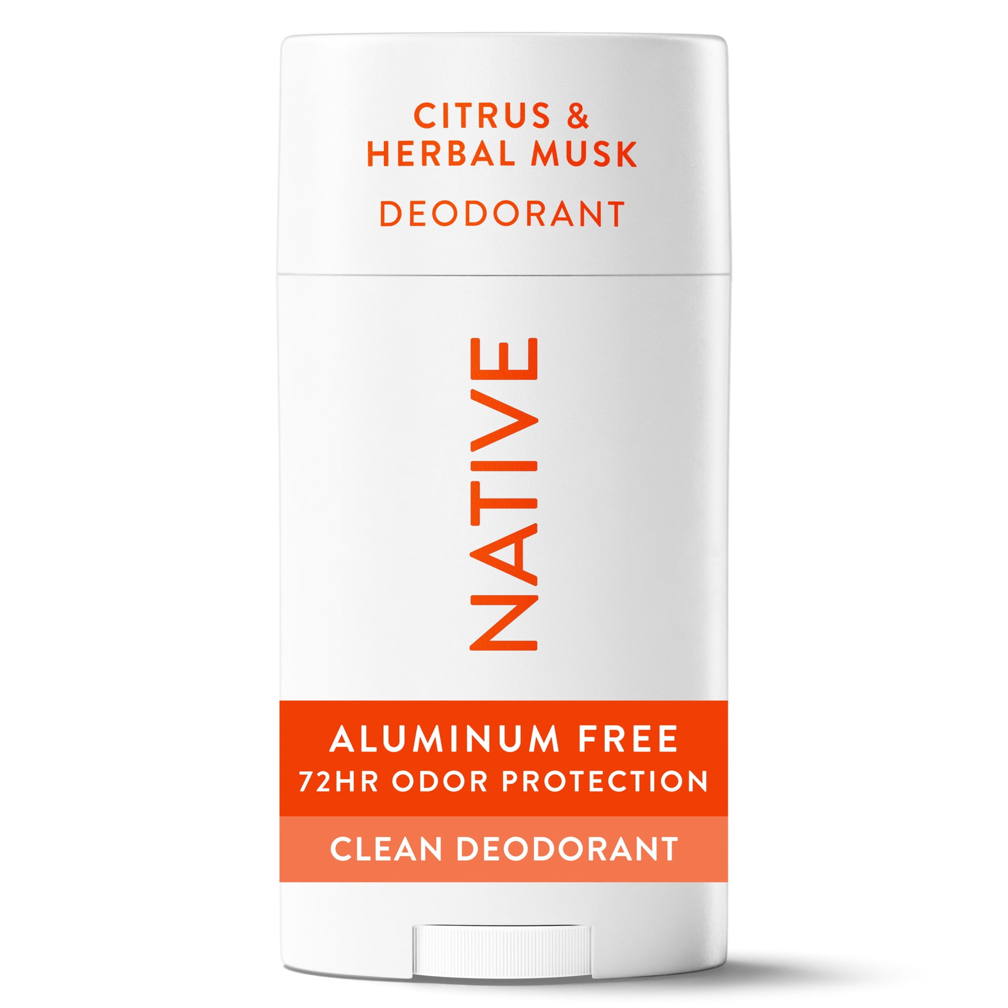 Native Deodorant for Men, Aluminum Free, Citrus & Herbal Musk, 2.65 oz
