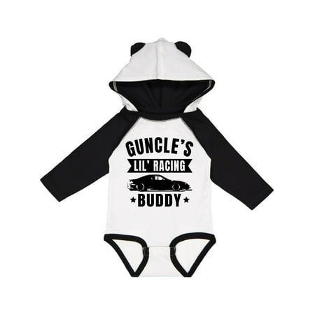

Inktastic Guncles Lil Racing Buddy Gift Baby Boy or Baby Girl Long Sleeve Bodysuit