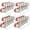 White, variant on 4 Pack Stackable Can Dispenser Rack for Canned Food Storage, Kitchen Pantry Organizer Shelf, Free Standing Can Holder for Cabinet or Countertop Use