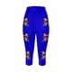 thumbnail image 3 of MKLEKYY Leggings deportivos para mujer, leggings deportivos casuales de moda con estampado de rugby para mujer, pantalones de yoga, leggings capri 2107, 3 of 3