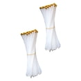 thumbnail image 4 of 100 PCS Pisos pequeños duraderos con tapas de bandera Encuentro de accesorios deportivos (blanco), 4 of 6