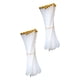 thumbnail image 4 of 100 astas de bandera pequeñas y duraderas con tapas para reuniones deportivas (blancas), 4 of 5