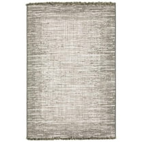 Oriental Weavers Gillian Indoor/Outdoor Rug - 502J4 - 5'3" x 7'3" - in Beige/ Black - Classic Casual Style, Water, Stain and Fade Resistant, Hose Clean, Patio, Outdoor Living Area Rug