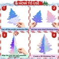 thumbnail image 6 of Merry Christmas Iridescent Xmas Tree Ornament Table Decoration Holiday Party Decoration, 6 of 9