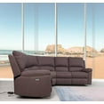 thumbnail image 4 of 80" X 80" X 39" Brown  Power Reclining Sectional, 4 of 4