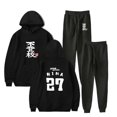 thumbnail image 2 of Anime Girls Band Cry Men/Women Fall Suit Hoodies Sportswear Hooded Ankle Banded Pant Two Piece Set, 2 of 3