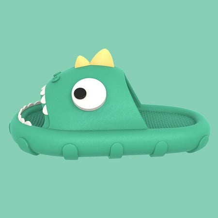 

CoCopeanut BEVERGREEN Women Slippers Fun Dinosaur Design Thick Sole Outdoor Beach Sandals Men Slides Couple Shoes Home Cute Woman Shoes