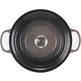 thumbnail image 3 of Le Creuset Enameled Cast Iron Signature Round Dutch Oven, 7.25 qt., Oyster, 3 of 8