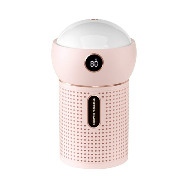 COM1950s Cool Mist Humidifiers, Night Humidifier for Kids, 630Ml Cool Mist Humidifier for Kid Bedroom, 360°Rotation Projection ,-Quiet, Waterless Auto-Off, Kids, Cool Mist Humidifiers for Bedroom Quie