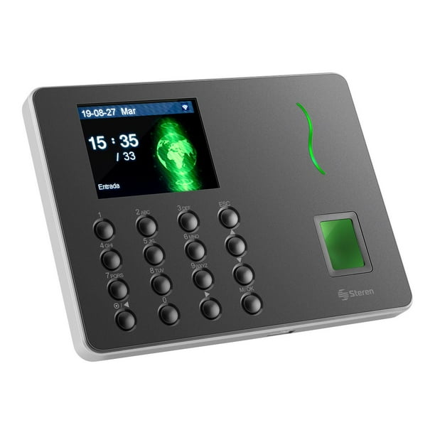 Reloj checador de huella digital Steren CLK-960 con Wi-Fi Bodega