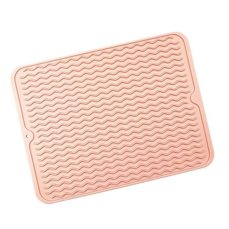 

Exywaves Dining Bar Kitchen Gadgets Silicone Dish Drying Mat Multifunctional Anti-scalding Heat-insulating Mat