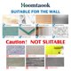 thumbnail image 5 of Estante de ducha de esquina Hoomtaook, 2 niveles, sin perforaciones, baño, 5 of 7