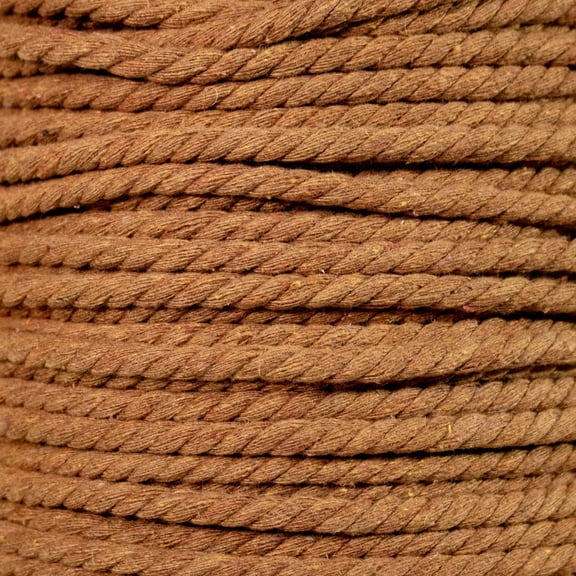 Super Soft 3 Strand Twisted Cotton Rope - Multiple Colors to Choose from in Various Diameters and Lengths
